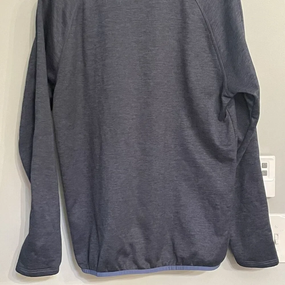 The North Face Sweater Knit Fleece 1/4 Zip Pullover Mock Neck‎ Mens M EUC